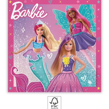 Pack 20 Guardanapos Barbie