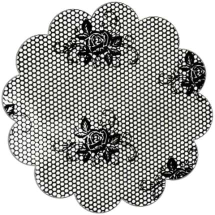 Tapetinho de Renda Para Brigadeiro – Preto