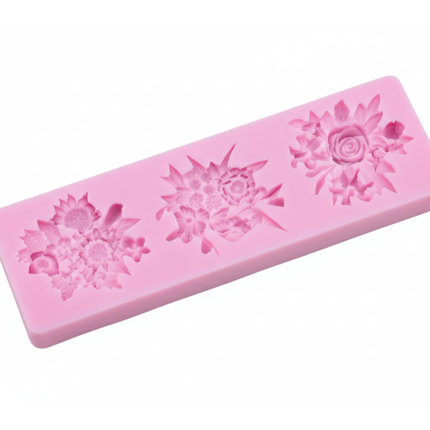 Molde Silicone de Flores