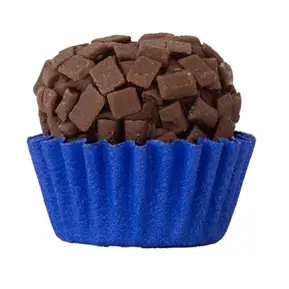 Pack C/ 100 Forminhas Para Brigadeiro Nº. 5 Azul Royal