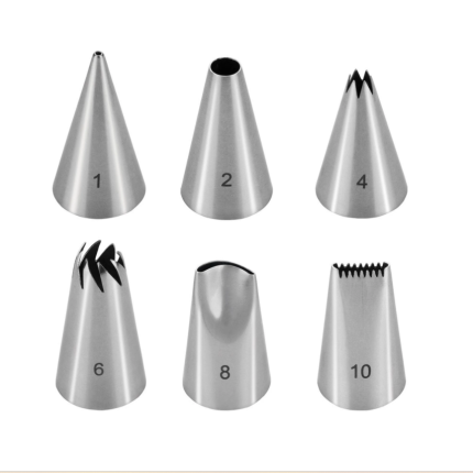 Cj. Com 6 Bicos Para Decorar