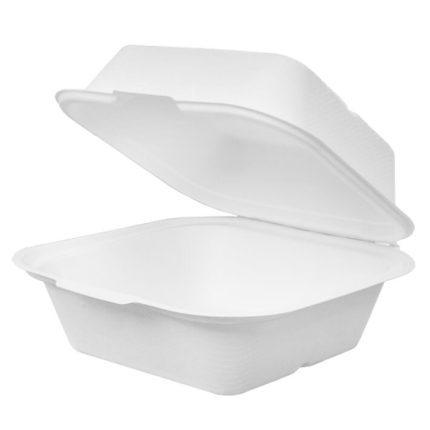 Caixa Biodegradável Cana-de-Açúcar Branca