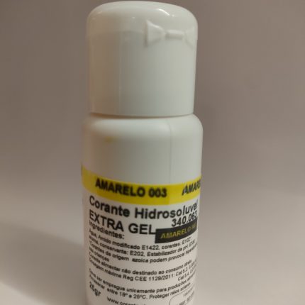 Corante Hidrossolúvel Extra Gel - Amarelo