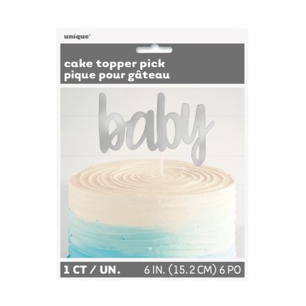 Topper Baby Prateado