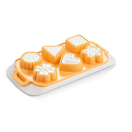 Tabuleiro Cortador de Bolachas Com Carimbos