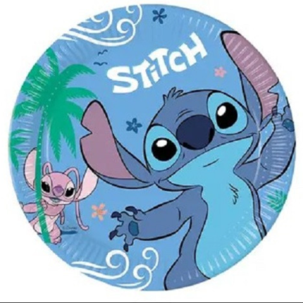 Pack 8 Pratos Stitch