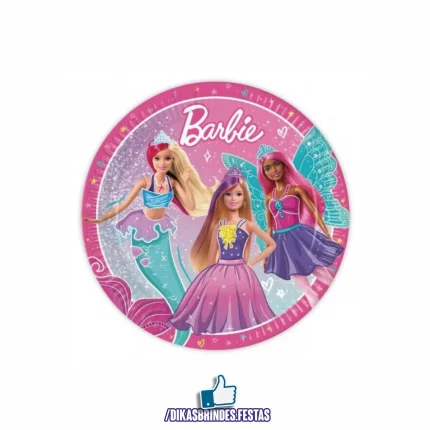 Pack 8 Pratos Barbie Next Generation