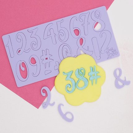 Stamp em Acrílico Modelo - Números Elegant