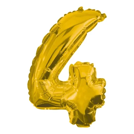 Balão Dourado nº.4 - 32cm